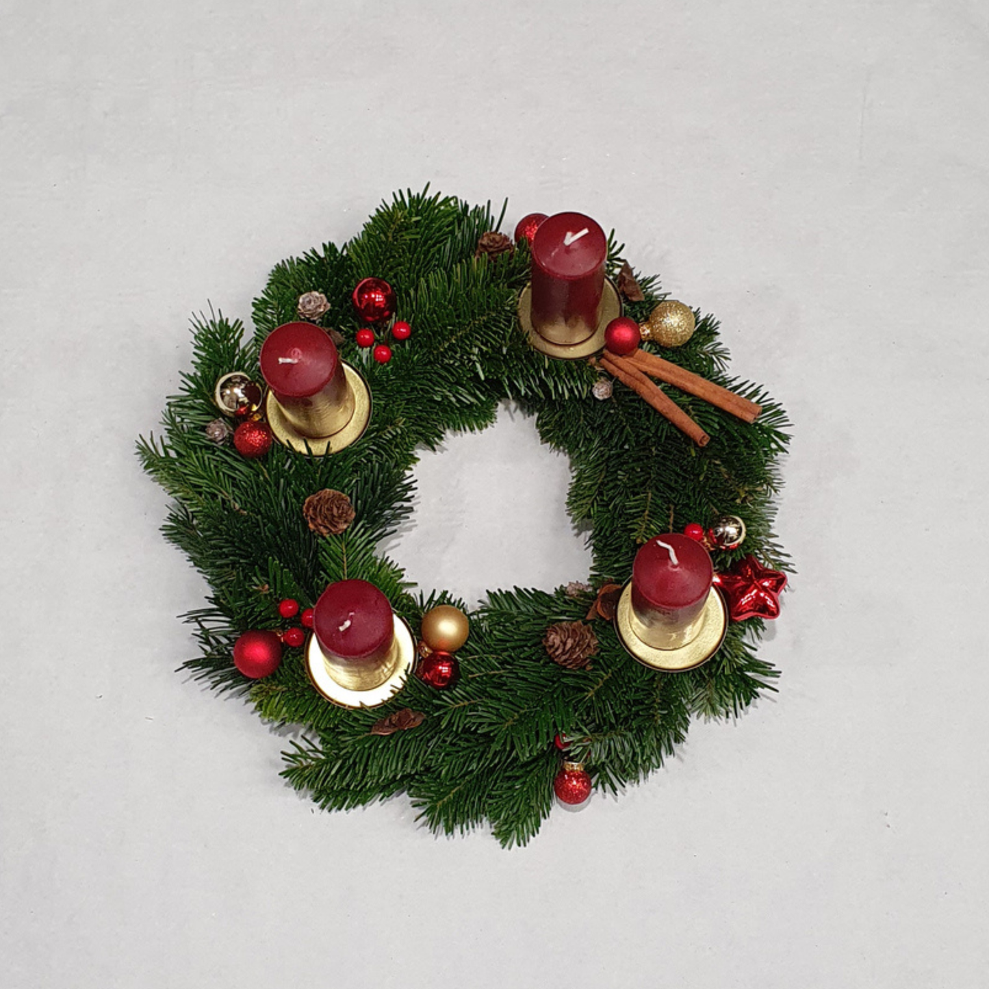 Adventskranz binden