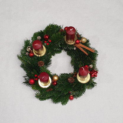 Adventskranz binden
