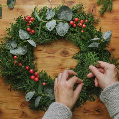 Adventskranz binden