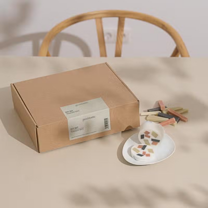 DIY-Kit, Terrazzo Seife selber machen, Geschenkbox, Bastelset - GREENTASTIC