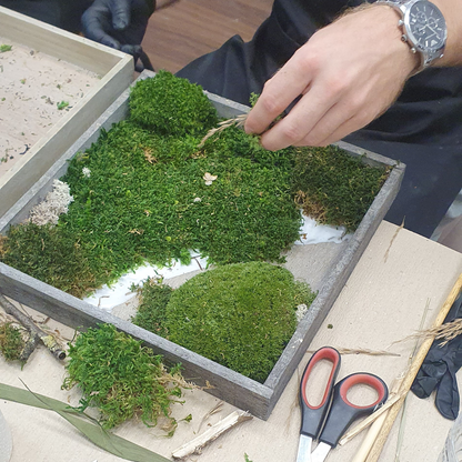 Moosbild: Gestalte 2 Bilder