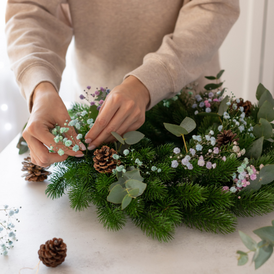 Adventskranz binden