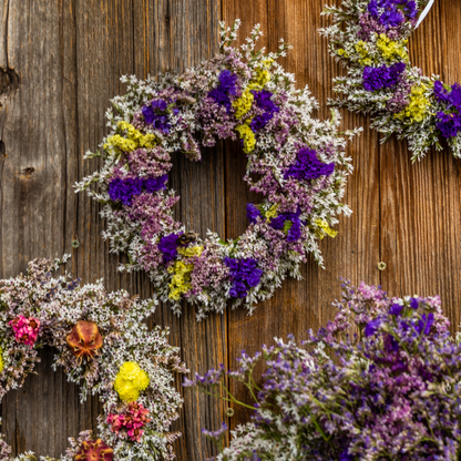 Flower Loop mit Trockenblumen